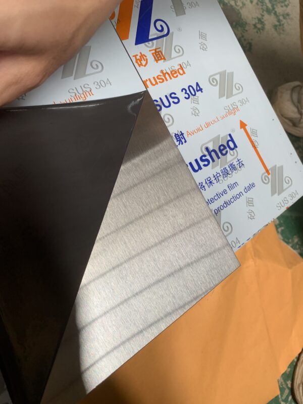 Comparison of brushed vs mirror vs 2B stainless steel finishes