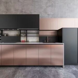 Brushed stainless steel sheet applications in elevators hotels kitchens and commercial buildings